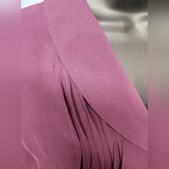 NWT Croft & Barrow XL Dark Purple Button down Dress Shirt - Picture 8 of 15